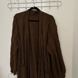 Torrid Chocolate Long Knit Sweater